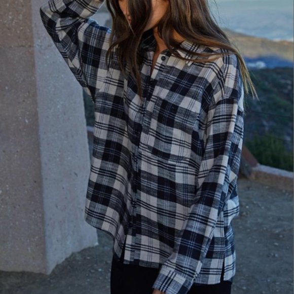 Canyon Creek Flannel (Black Taupe)